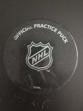NHL‎ Official Practice Puck From NJ Devils Practice